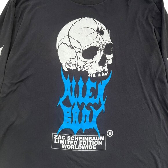 Alien Body Zac Scheinbaum Limited Edition Worldwide Long Sleeve T Shirt XL - Picture 3 of 12